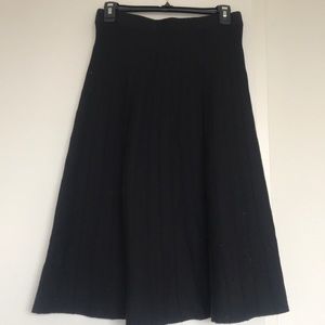 Zara Black a line skirt